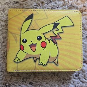 New Pikachu pokemon anime manga leather wallet